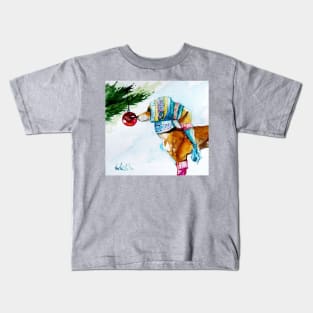 Xmas Greyhound Kids T-Shirt